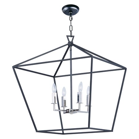 Maxim Abode-Single-Tier Chandelier 25155TXBPN